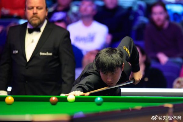 鼎盛证券 打出单杆破百 赵心童晋级斯诺克英国公开赛64强